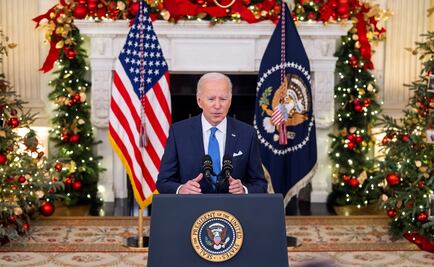 Personas no vacunadas ponen en riesgo a sus familiares en fiestas decembrinas: Biden 