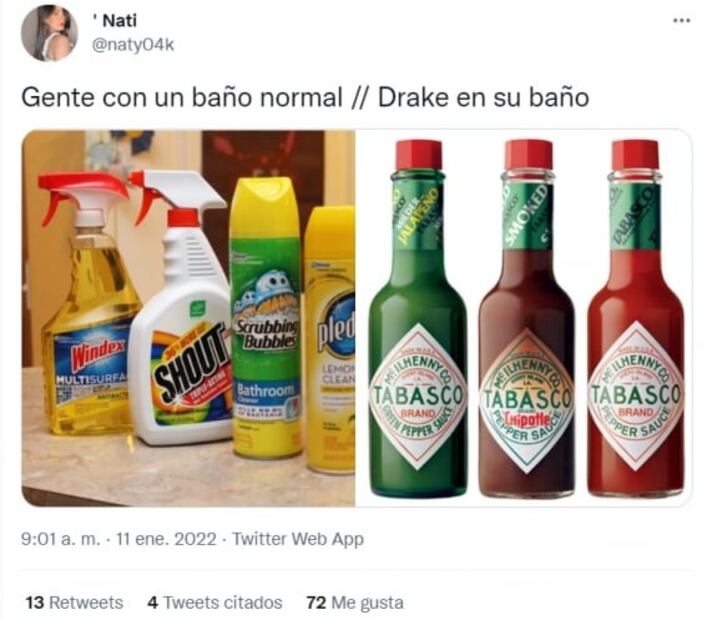 Condón y salsa, el supuesto método de Drake para no embarazar desata memes