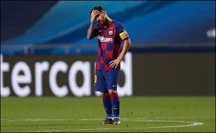 Messi le informa a Koeman que se ve fuera del Barcelona