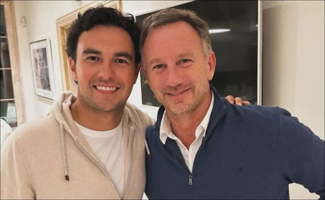 Checo Pérez cenó con Christian Horner a unos días del arranque de la nueva temporada de F1 - Foto: (Instagram) @SChecoPerez