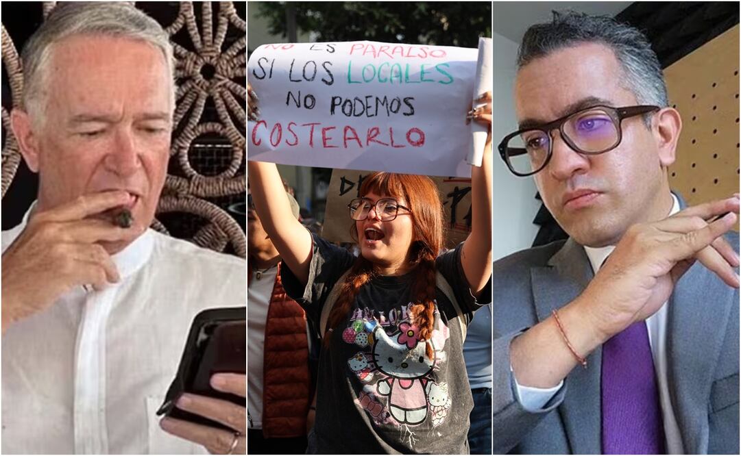 La marcha ciudadana provocó reacciones en redes sociales por parte de figuras públicas. Foto: Instagram y Fernanda Zamora. EL UNIVERSAL