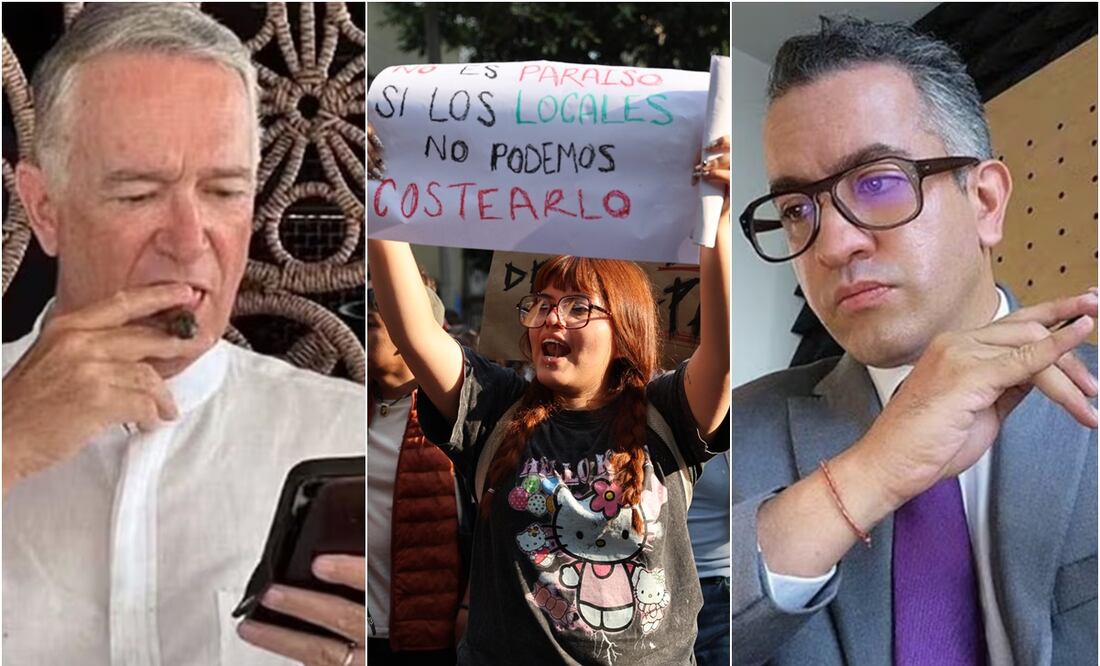 La marcha ciudadana provocó reacciones en redes sociales por parte de figuras públicas. Foto: Instagram y Fernanda Zamora. EL UNIVERSAL