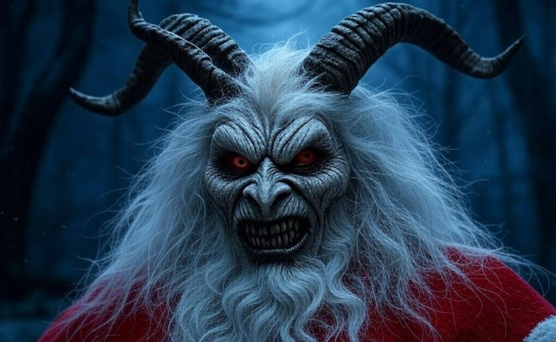 Krampus, personaje mitológico de países europeos / Foto: Grok - 'X'