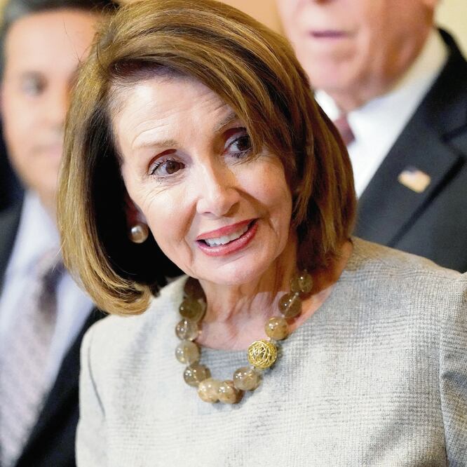 Nancy Pelosi, presidenta de la Cámara de Representantes, el pasado 25 de enero, en el Capitolio, en Washington. JOSHUA ROBERTS. REUTERS