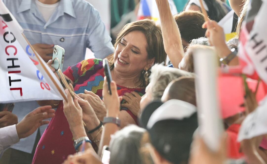 Xóchitl Gálvez de gira por Chiapas. Foto: Berenice Fregoso / EL UNIVERSAL