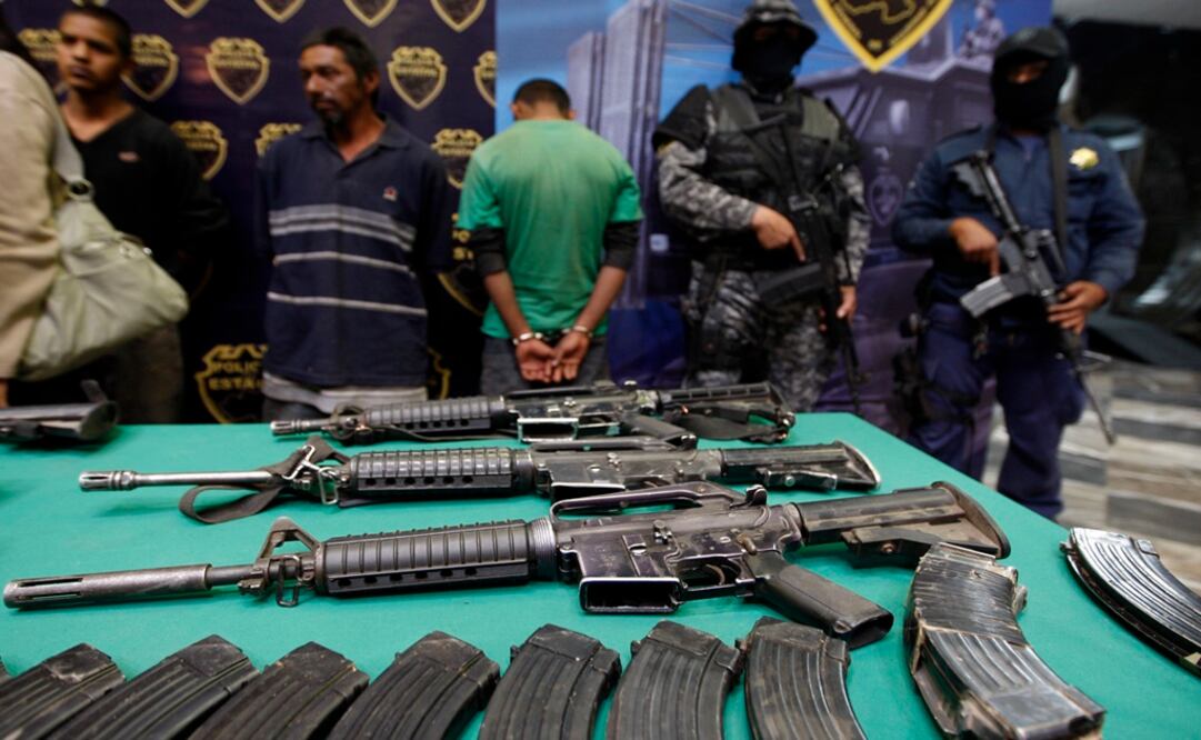 Armas incautadas serían adquiridas legalmente en EU