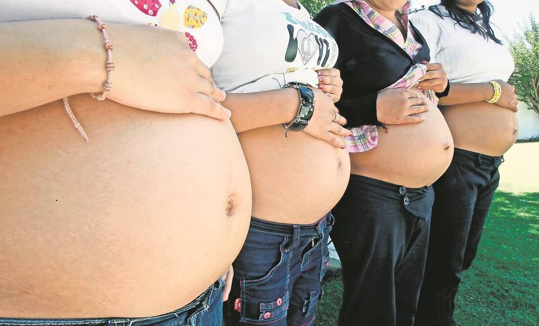 Niñas se convierten en madres; SSA reporta que al menos 21 menores tienen un embarazo temprano. Foto: Archivo/ El Universal