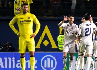Real Madrid remonta 3-2 al Villarreal y sigue de líder