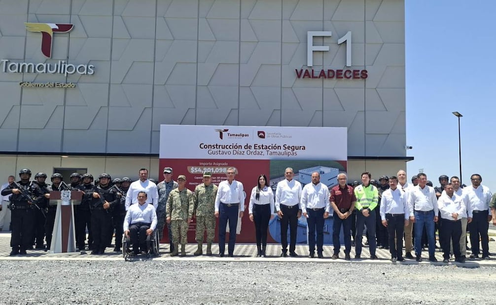 Tamaulipas fortalece la seguridad en la frontera; inaugura una Estación Segura en Díaz Ordaz.
Foto: Sandra Tovar/ EL UNIVERSAL.