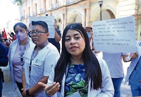 Protestan por falta de insumos y personal