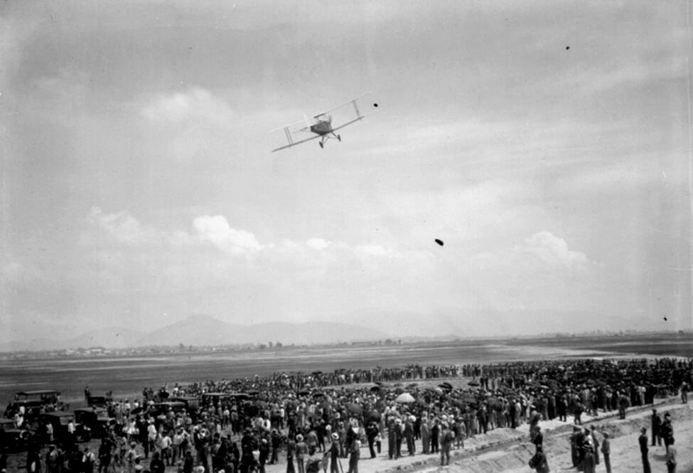 El olvidado "show" aéreo de Balbuena