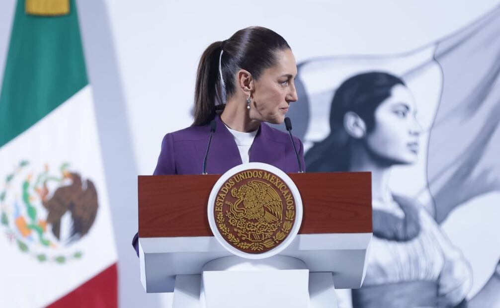 La presidenta Claudia Sheinbaum informó que tiene pactada una llamada telefónica con el presidente de Estados Unidos,  Donald Trump, la cual es probable que se realice este jueves. Foto: Fernanda Rojas/