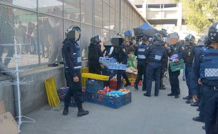 Detienen a 31 vendedores ambulantes en paradero Pantitlán 