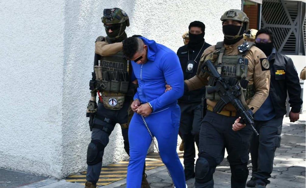 "El Deivid", líder de la célula criminal "La Chokiza". Foto: Secretaría de Seguridad y Protección Ciudadana (SSPC)
