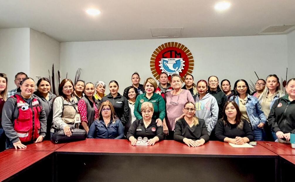Integrantes de la Federación de Trabajadores del Estado de Sonora (03/02/2026). Foto: Especial