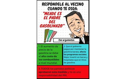 Cómic responde si "Meade es el padre del gasolinazo"