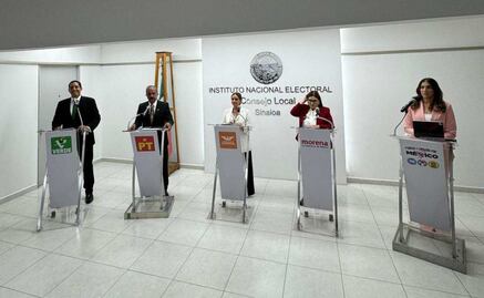 Así se vivió el debate entre candidatos al Senado de la República en Culiacán, aspirantes guardan un minuto de silencio