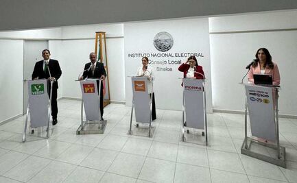 Así se vivió el debate entre candidatos al Senado de la República en Culiacán, aspirantes guardan un minuto de silencio
