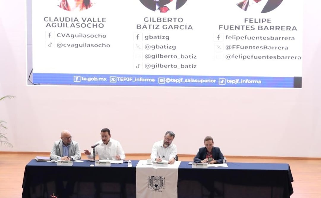 Magistrado presidente del TEPJF plantea que reforma electoral reduzca litigiosidad y conflictos (20/01/2026). Foto: @TEPJF_informa