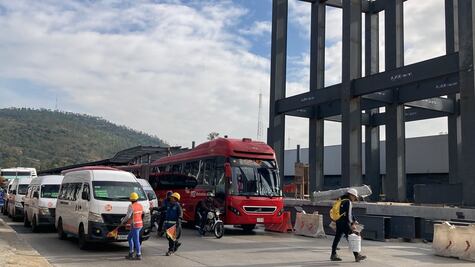 Caos y tráfico en Indios Verdes por obras en la CETRAM, FOTOS Y VIDEO