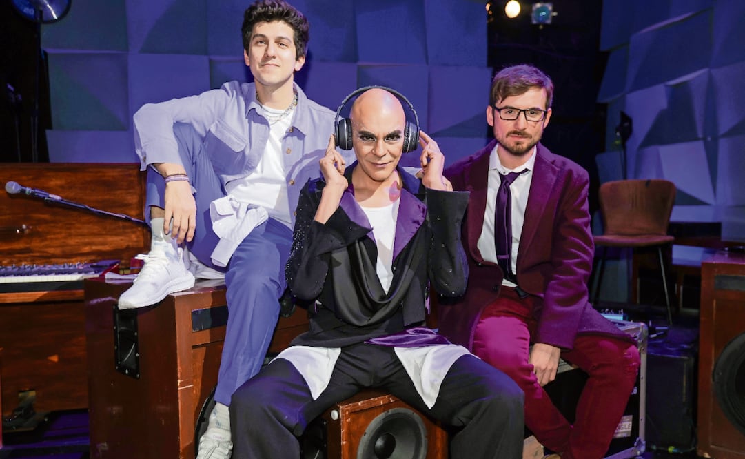 Jerry Velázquez, Rubén Branco y Jesús Zavala protagonizan la actual temporada del musical. Foto: Francisco Rodríguez / EL UNIVERSAL