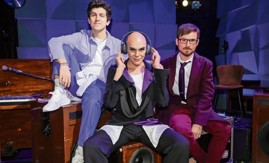 Jerry Velázquez, Rubén Branco y Jesús Zavala protagonizan la actual temporada del musical. Foto: Francisco Rodríguez / EL UNIVERSAL