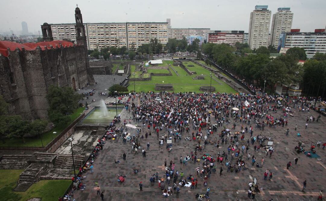 Despliegan operativo policiaco por marcha del 2 de octubre