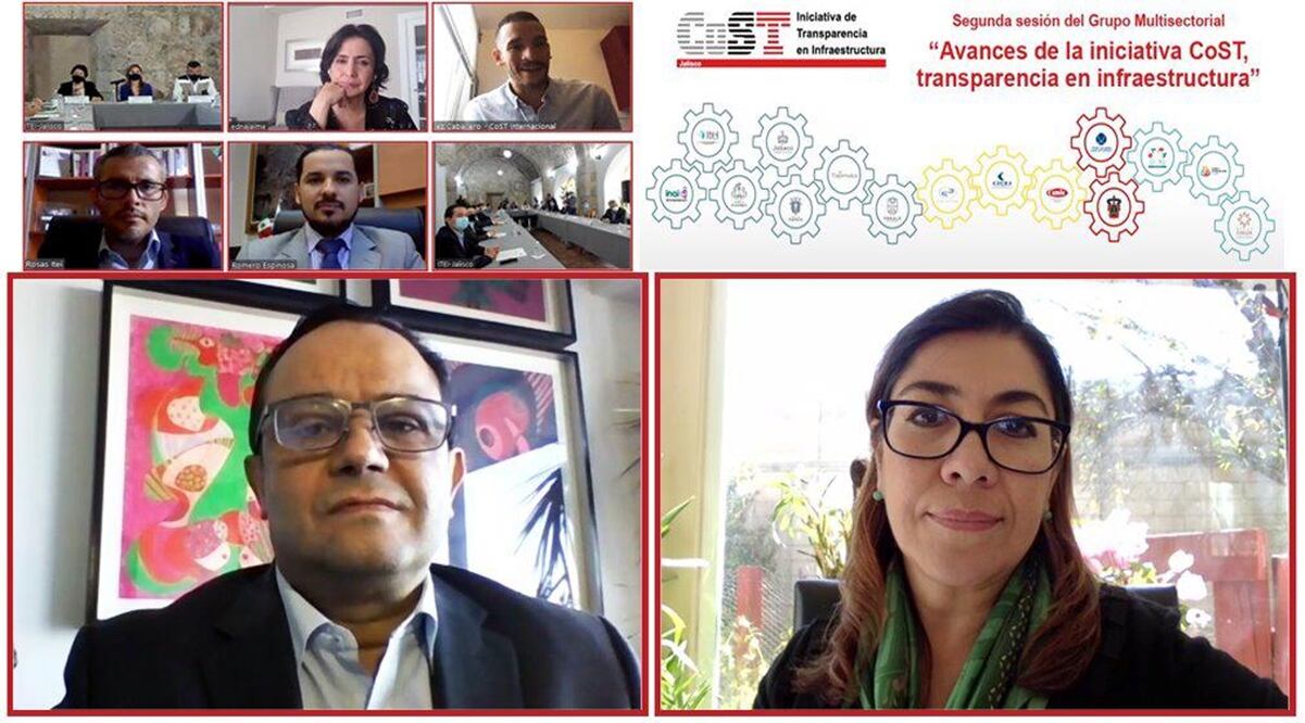 Primera Sesión Ordinaria 2020 del Grupo Multisectorial de CoST Jalisco. Foto: Especial