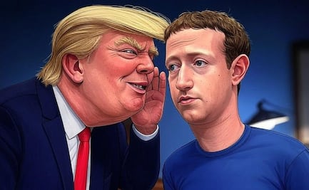 Zuckerberg, a los pies de Donald Trump  