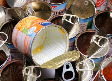 Razones para no comer alimentos enlatados todos los días