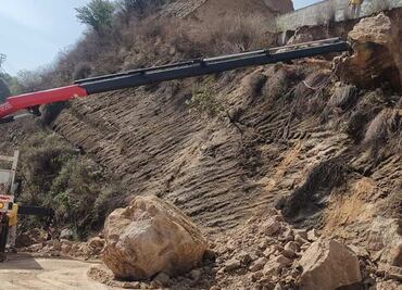 Desgajamiento en la Chamapa-Lechería afecta ingreso al parque industrial San Martín Obispo