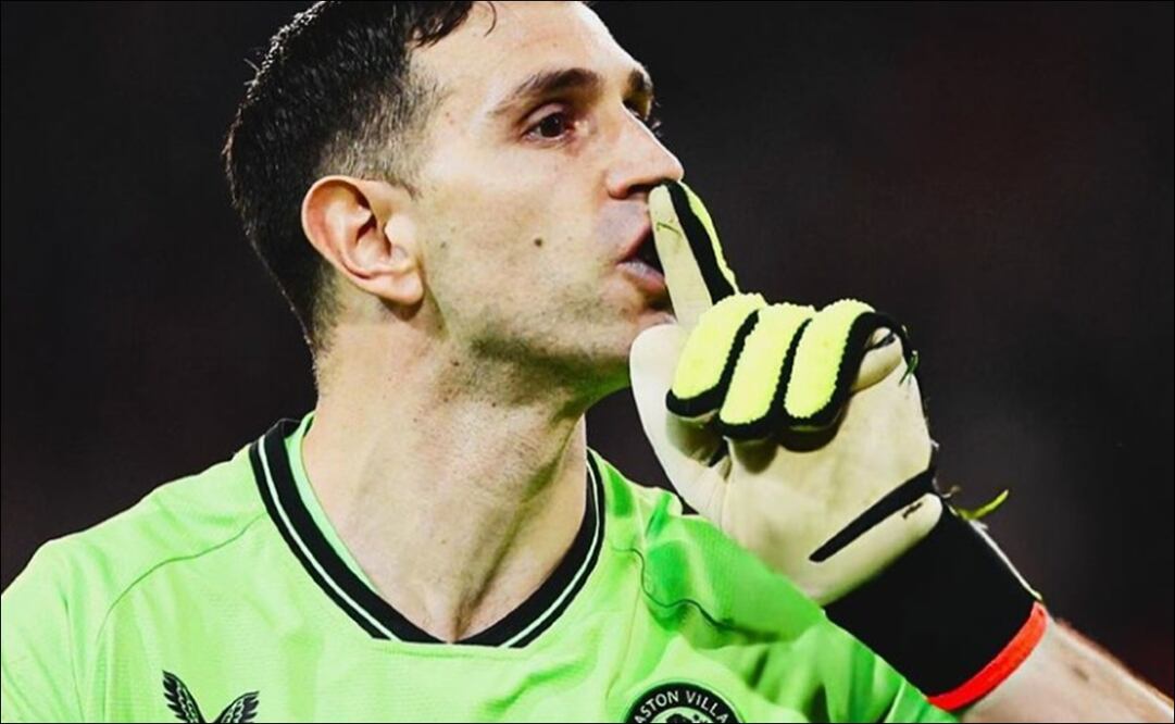 El 'Dibu' Martínez mandó a callar a la afición del Lille / Foto: Especiales