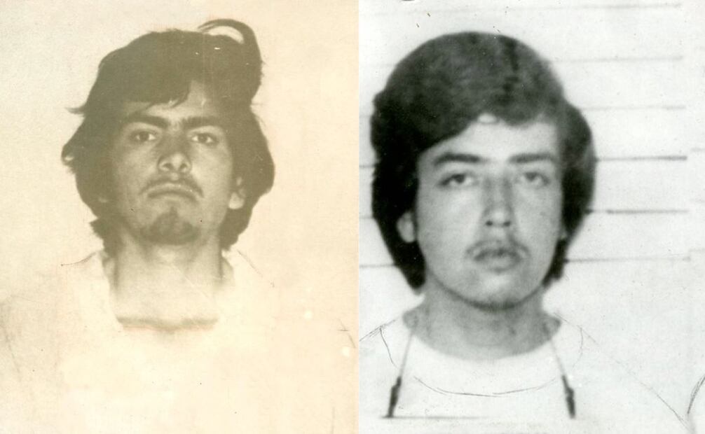 Jorge Israel Márquez, alias “El Richard” (izq.), ya se encontraba en prisión por dos secuestros anteriores por parte de las FRAP. Francisco Javier Martínez, alias “Raúl” (der.) ahora estaba en la mira de las autoridades como cómplice del plagio del profesor Zuno Hernández. Archivo EL UNIVERSAL.