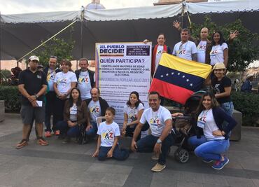 Realizan consulta popular contra Maduro en Michoacán