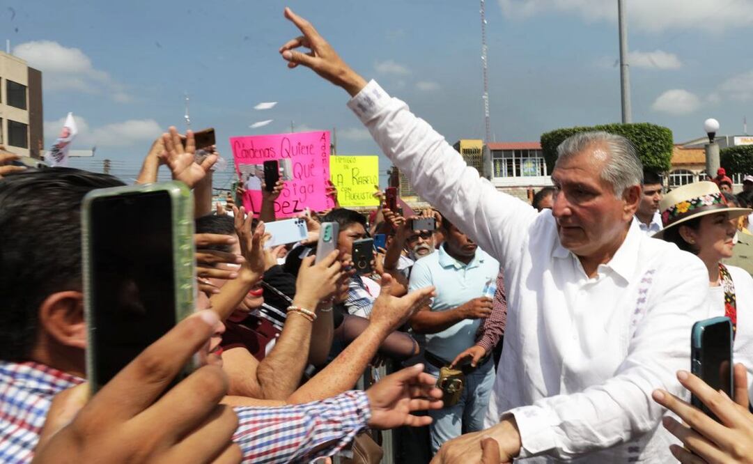 Aspirante a la presidencia, Adán Augusto López en Tabasco. Foto: Especial