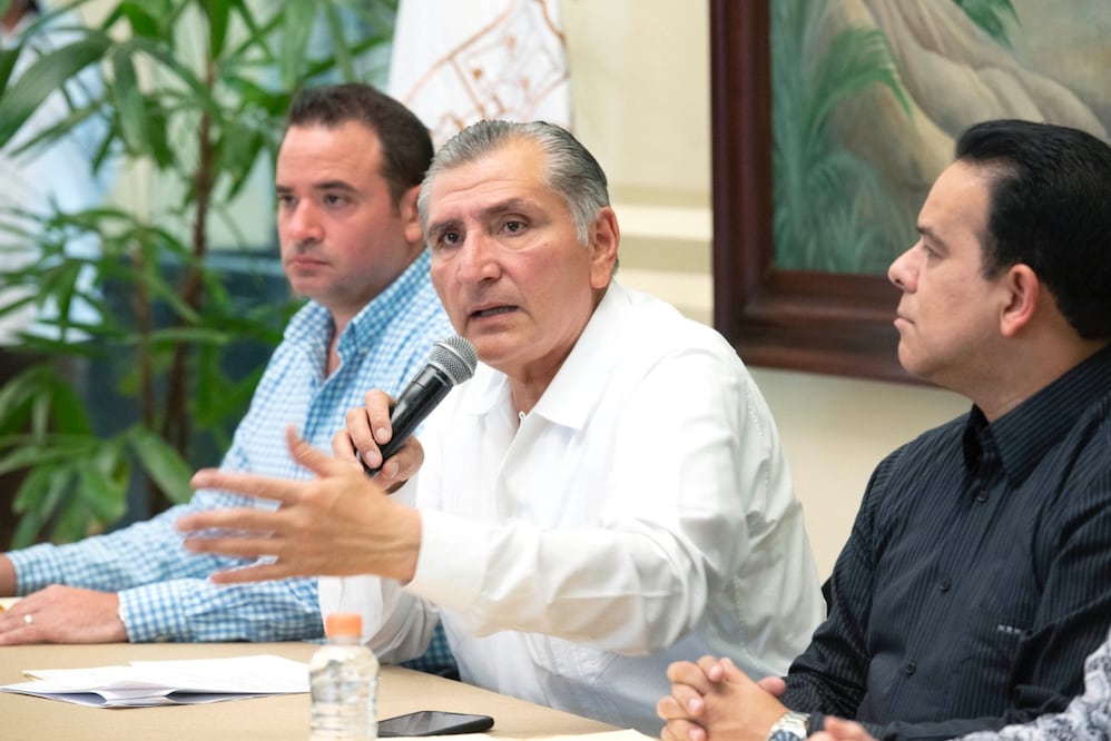 El gobernador de Tabasco, Adán Augusto López Hernández