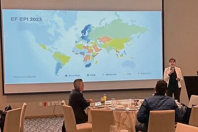 Retrocede México en dominio del idioma inglés