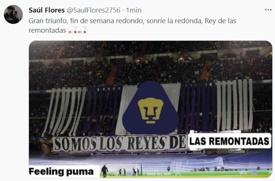 Los mejores memes de la victoria de Pumas sobre Atlético de San Luis