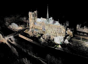 El modelo 3D más exacto de Notre Dame espera en EU