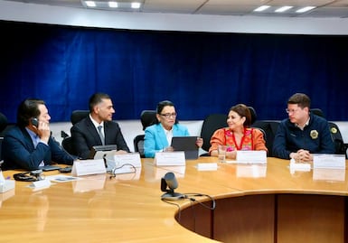 Clara Brugada publica foto junto con Rosa Icela Rodríguez y Omar García Harfuch; destaca trabajo coordinado en el contexto de la marcha de la CNTE en Tlalpan