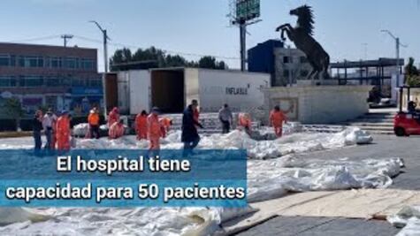 Prevén usar hospital inflable ante virus