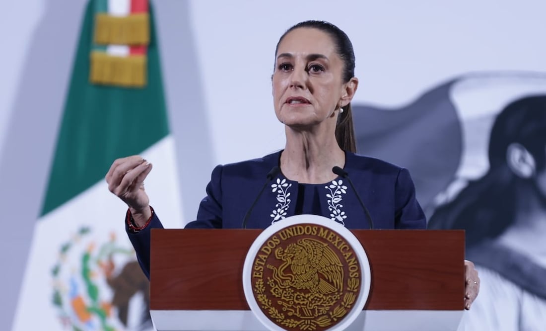 La mandataria federal, Claudia Sheinbaum Pardo llamó al fiscal interino de Nuevo León a tener mayor coordinación con las fuerzas de seguridad. Foto: Fernanda Rojas/ El universal