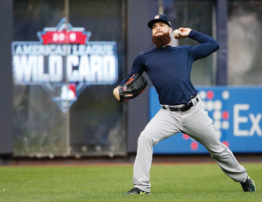 Dallas Keuchel, candidato al Cy Young de la Americana, abrirá por los Astros (KATHY WILLENS. AP)