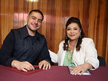 Presumen unidad: Clara y Harfuch se reúnen para trabajar en equipo