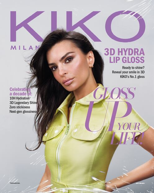 Emily Ratajkowski protagoniza la nueva campaña de KIKO Milano. Foto: Cortesía KIKO Milano