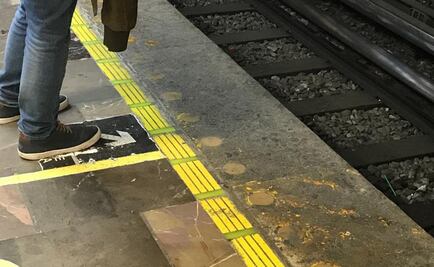 Usuario cae a las vías en la estación Candelaria del Metro
