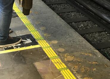 Usuario cae a las vías en la estación Candelaria del Metro