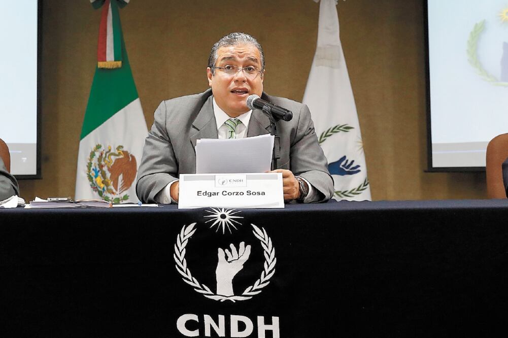 Edgar Corzo es licenciado en Derecho por la UNAM y actualmente funge como relator de la Comisión Nacional de los Derechos Humanos. Foto: ARCHIVO EL UNIVERSAL