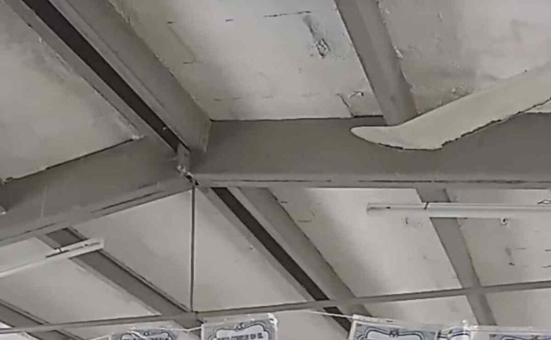 "Es urgente que los techos sean reparados antes de que inicie el próximo ciclo escolar", enfatizó la directora. Foto: Especial