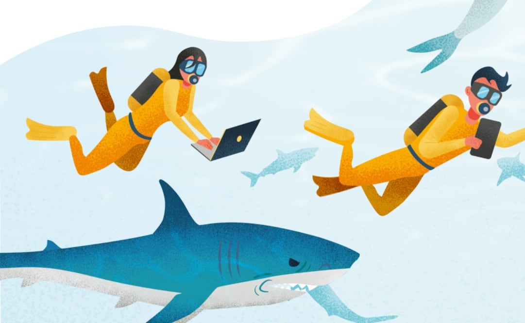 No te sientas como ‘nadando con tiburones’ al estar en Internet, sigue estos consejos